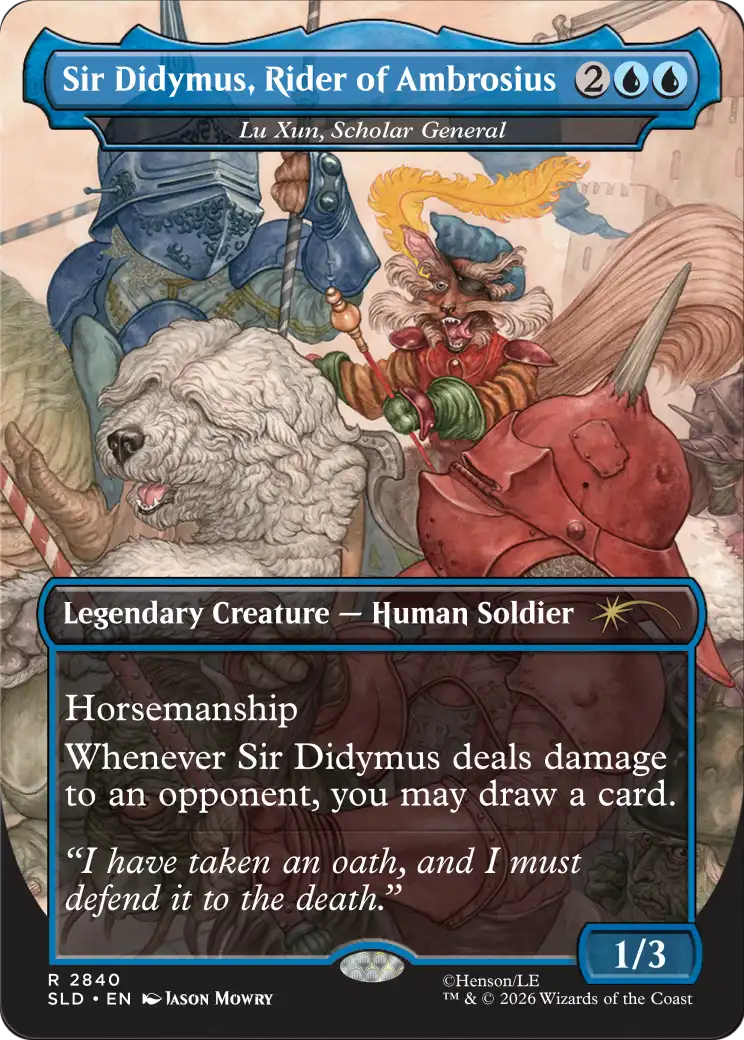 Lu Xun, Scholar General // Lu Xun, Scholar General Card Image
