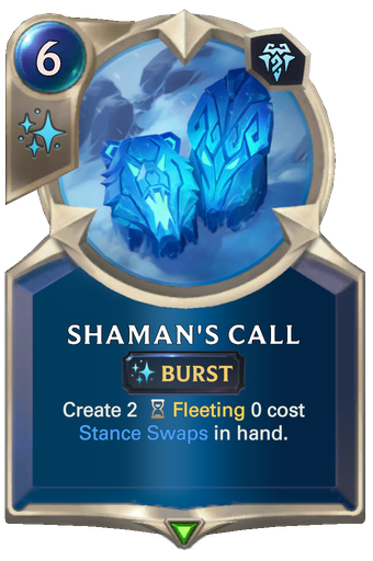 Shaman's Call Card Image