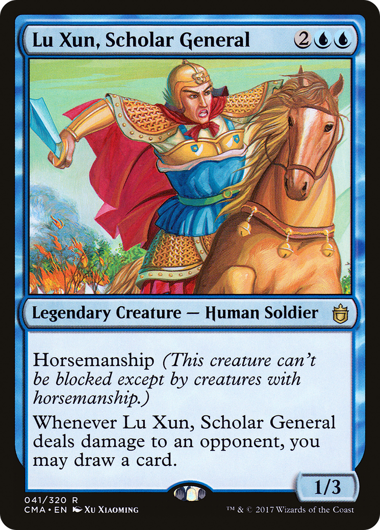 Lu Xun, Scholar General Card Image
