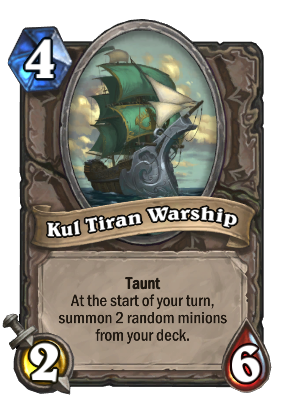 Kul Tiran Warship Card Image
