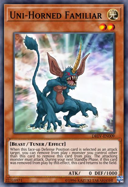 Uni-Horned Familiar Card Image