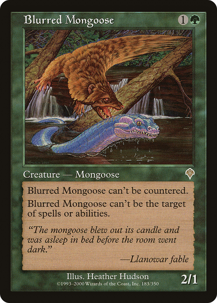 Blurred Mongoose Card Image