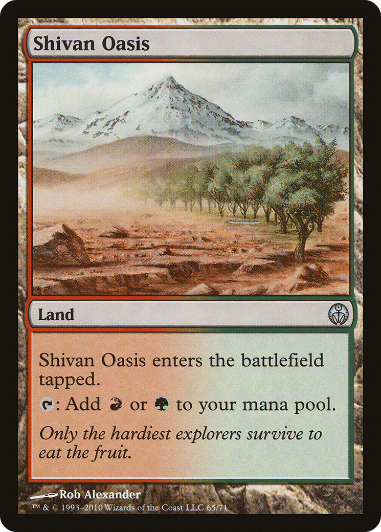 Shivan Oasis Card Image