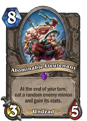 Abominable Lieutenant Card Image
