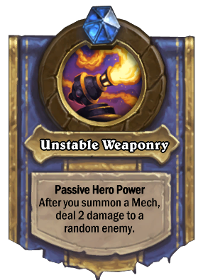 Unstable Weaponry Card Image