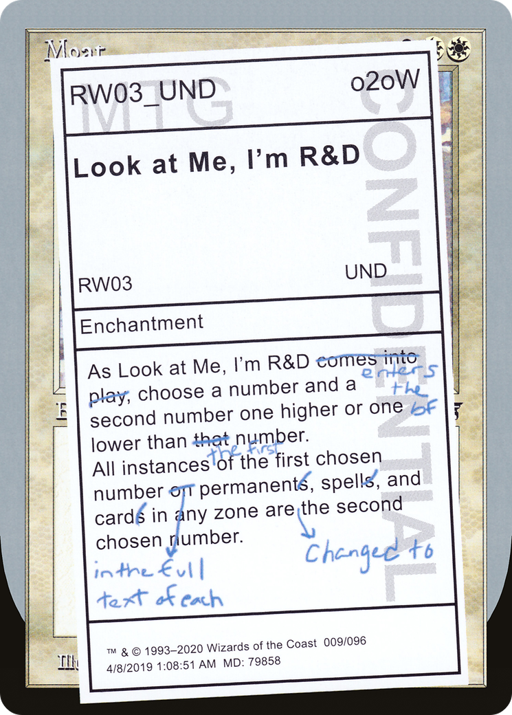 Look at Me, I'm R&D Card Image
