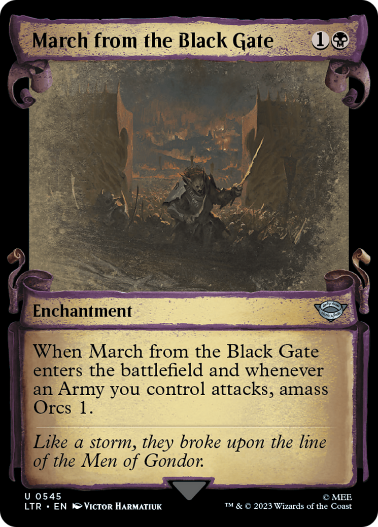 March from the Black Gate Card Image