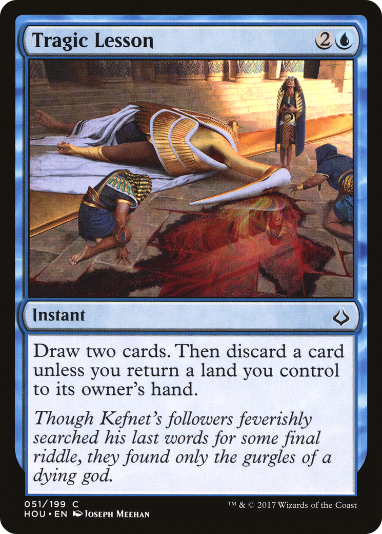 Tragic Lesson Card Image