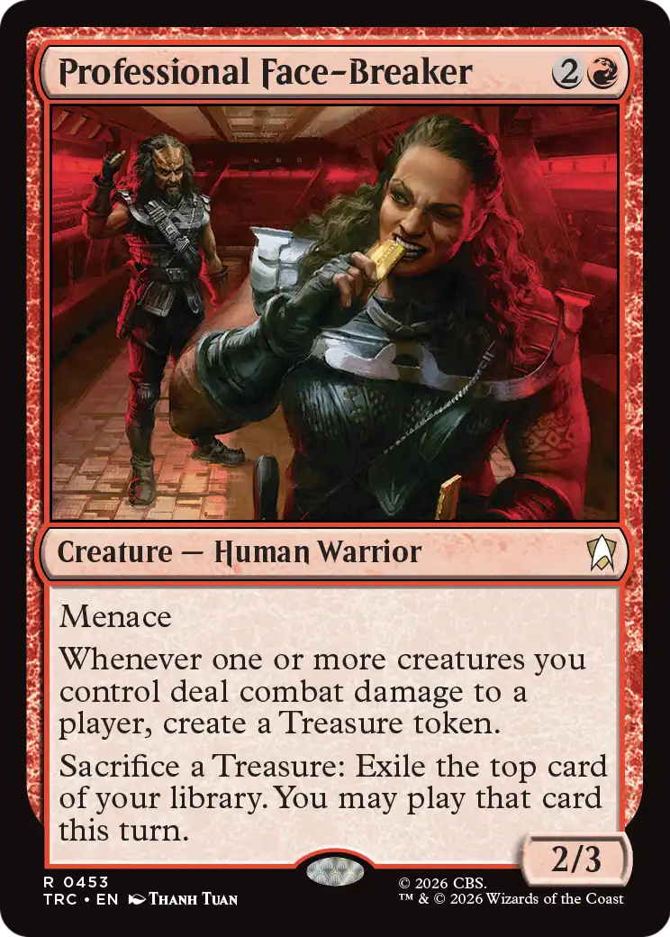 Professional Face-Breaker Magic: The Gathering card