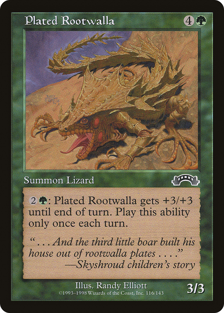 Plated Rootwalla Card Image