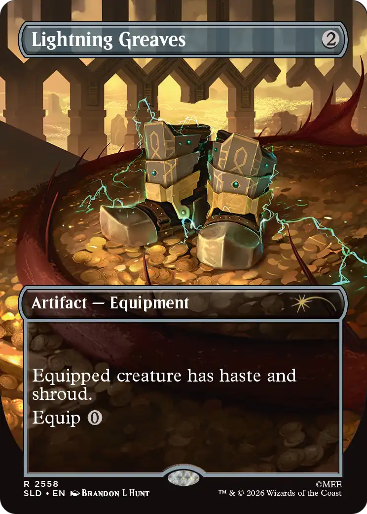 Lightning Greaves Card Image