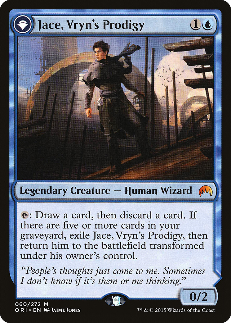 Jace, Vryn's Prodigy // Jace, Telepath Unbound Card Image