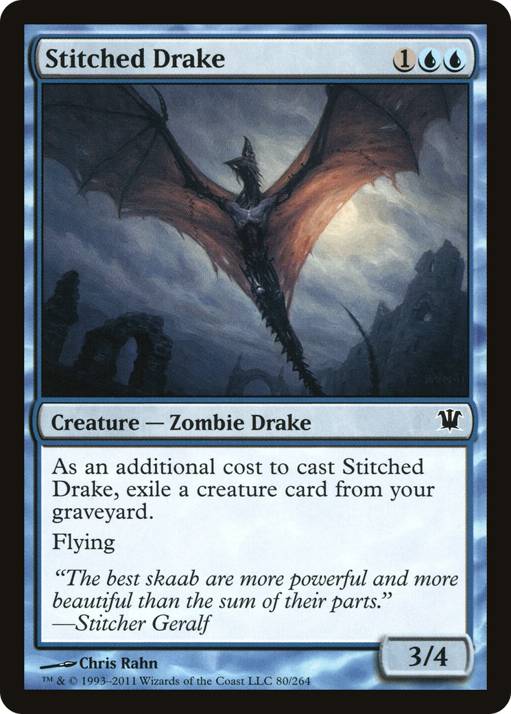 Stitched Drake Card Image