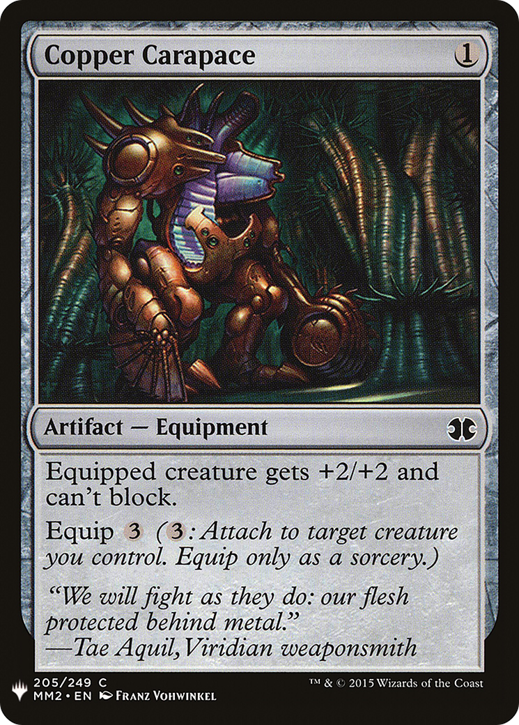 Copper Carapace Card Image
