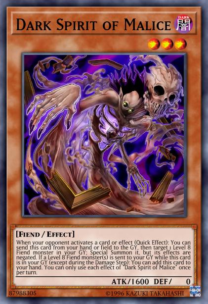 Dark Spirit of Malice Card Image