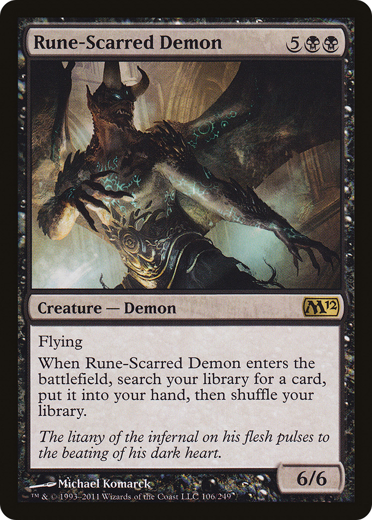 Rune-Scarred Demon Card Image