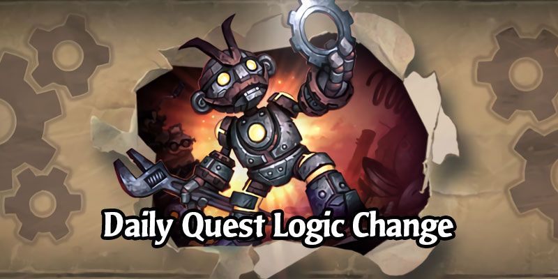 A Change to Daily Quest Logic in Hearthstone's Latest Patch is Now Confirmed