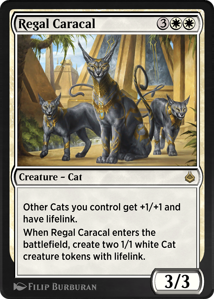 Regal Caracal Card Image