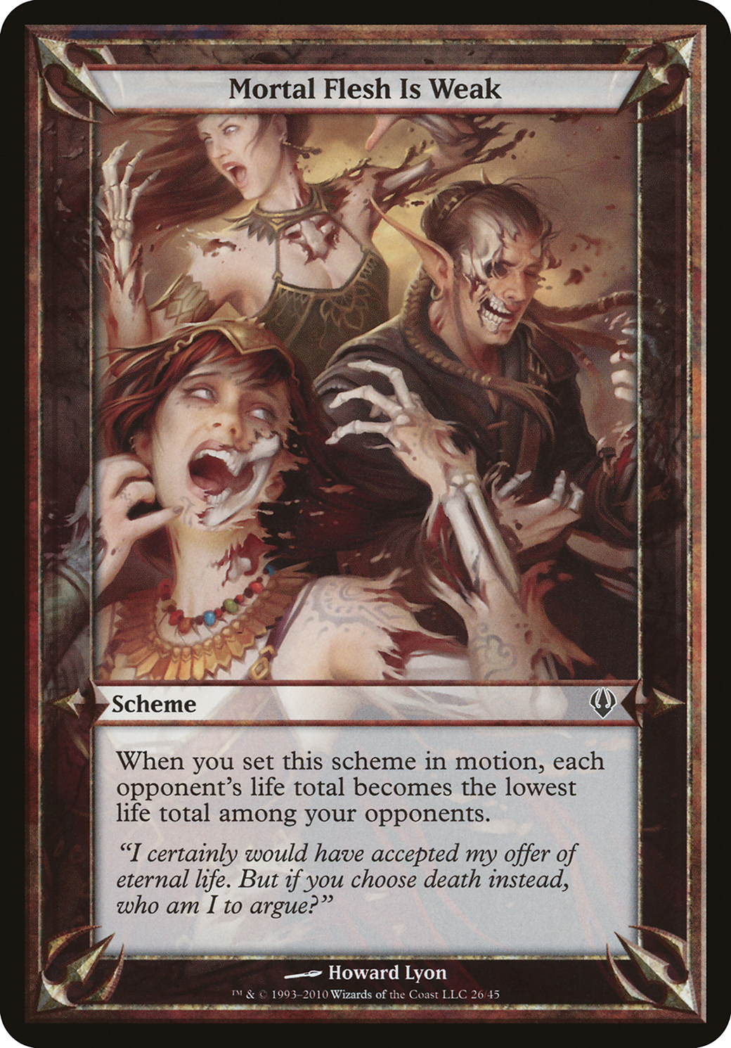 Mortal Flesh Is Weak Card Image