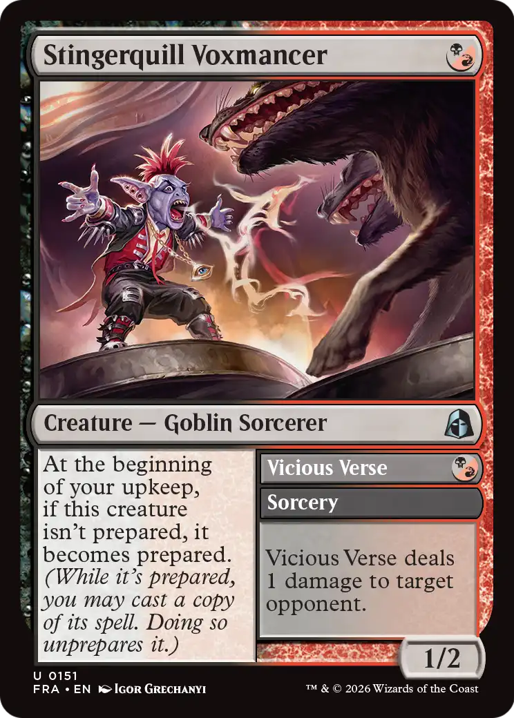 Vicious Verse Magic: The Gathering card