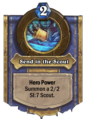 Send in the Scout Card Image