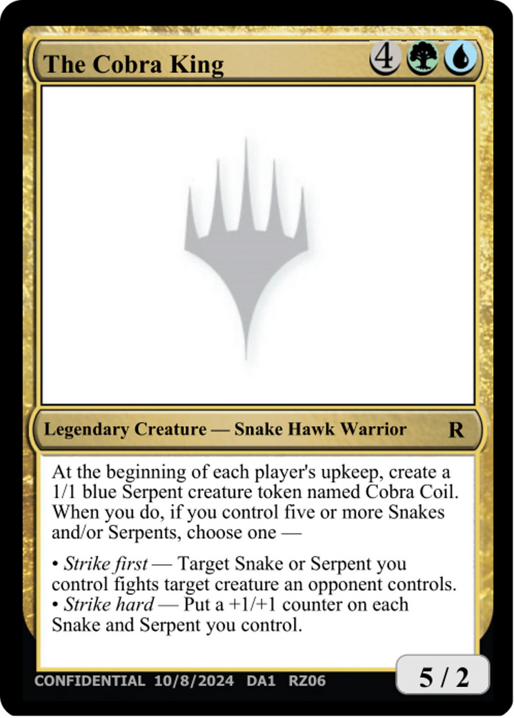 The Cobra King Card Image