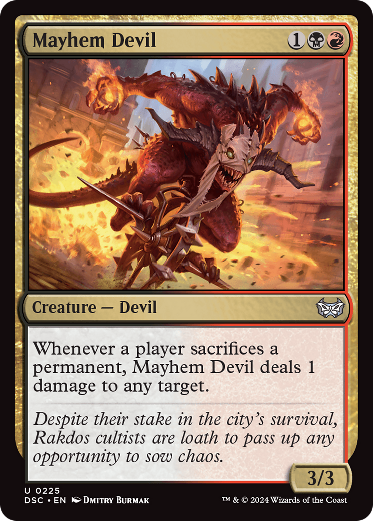 Mayhem Devil Card Image