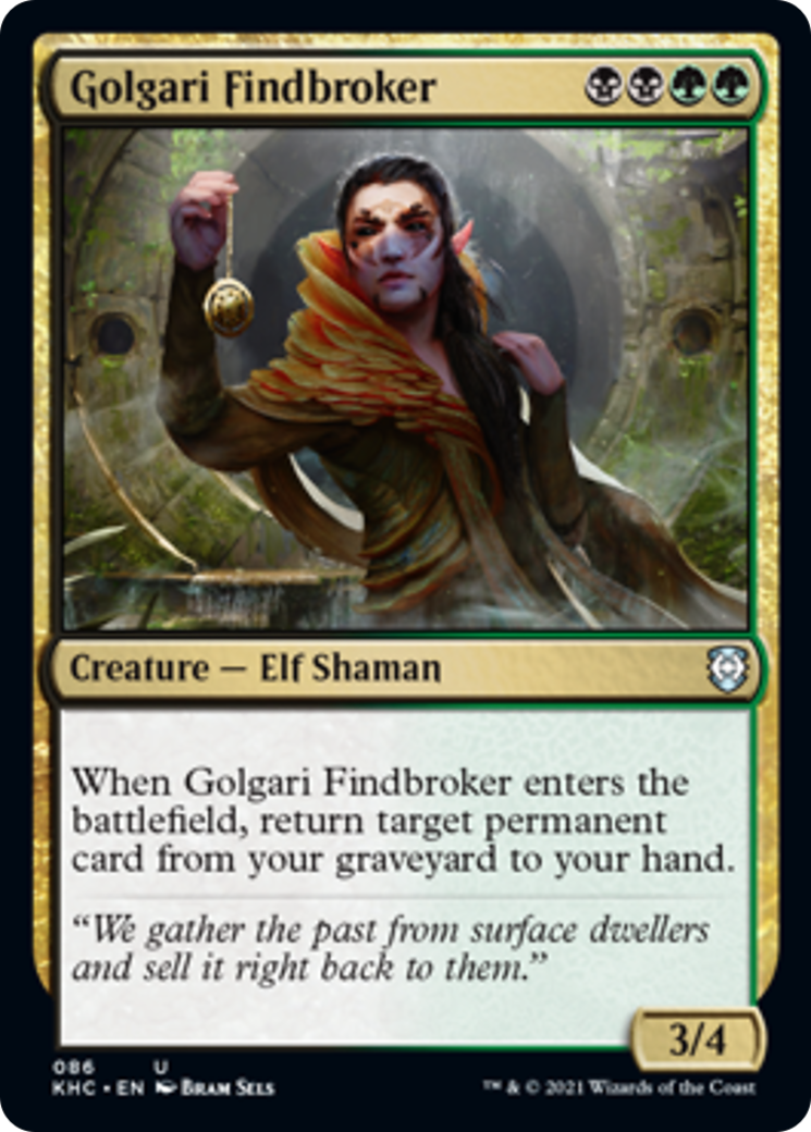 Golgari Findbroker Card Image