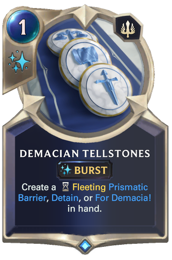 Demacian Tellstones Card Image