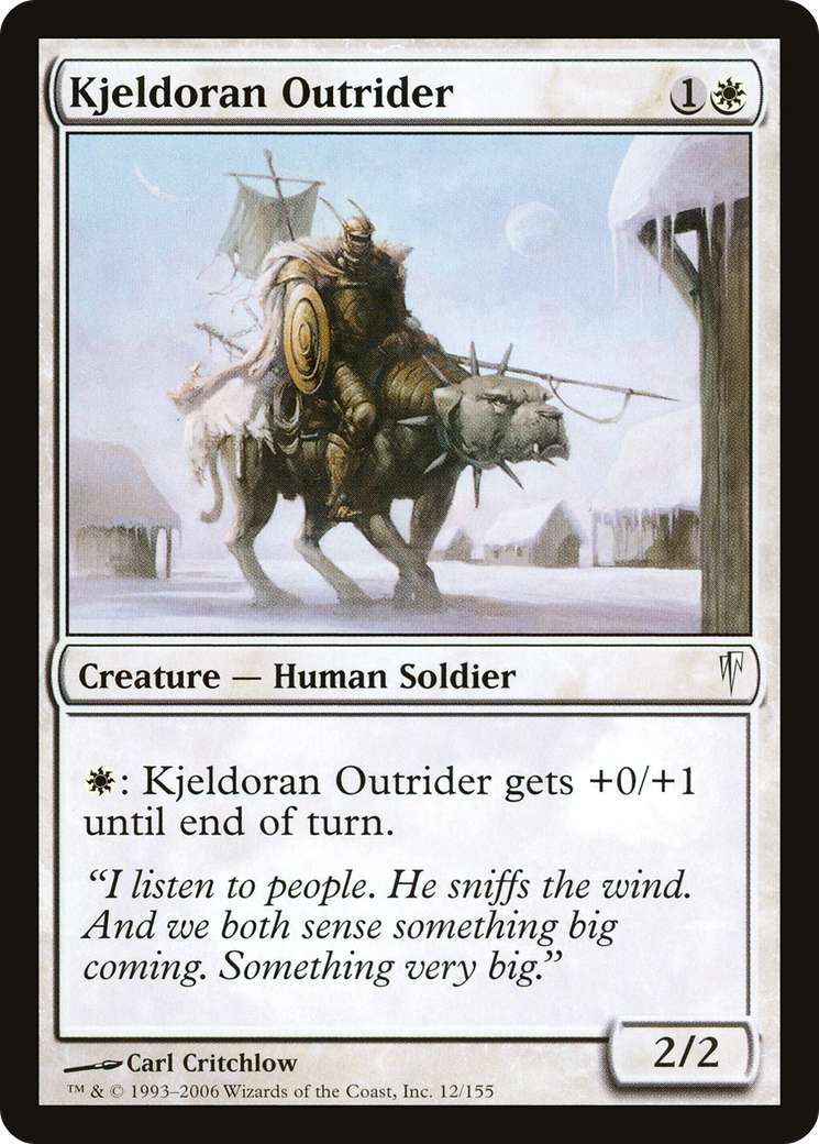 Kjeldoran Outrider Card Image