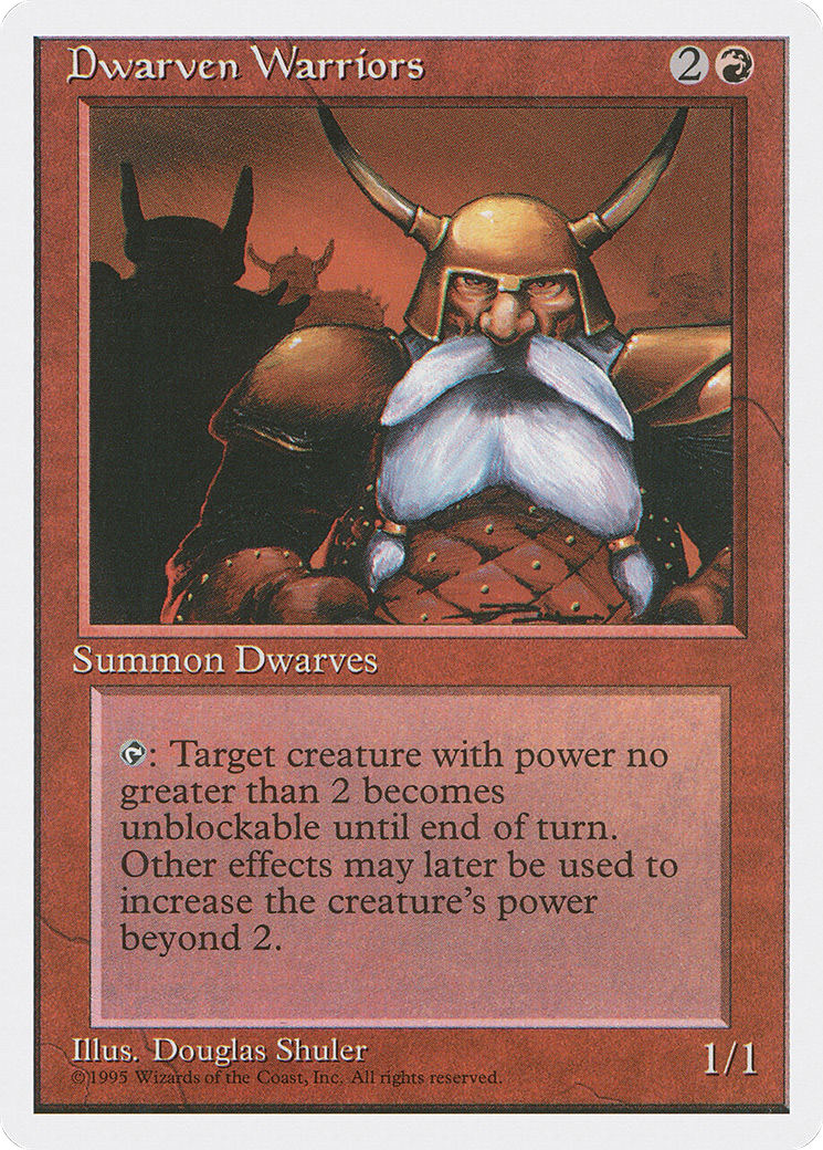 Dwarven Warriors Card Image