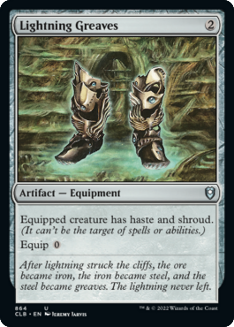 Lightning Greaves Card Image