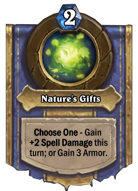 Nature's Gifts Card Image