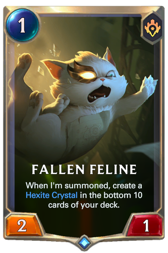 Fallen Feline Card Image