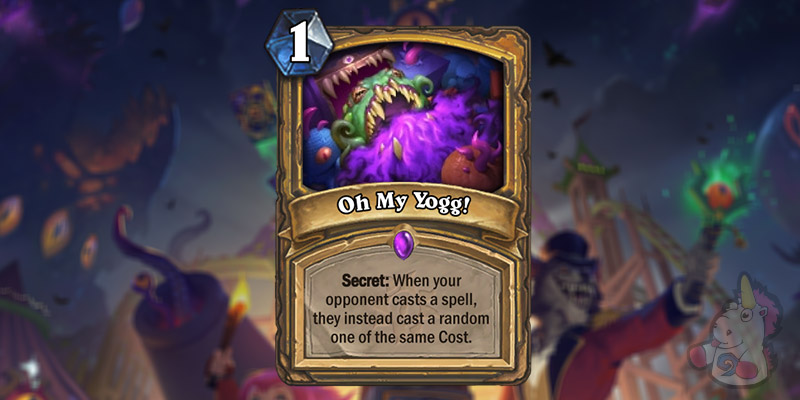 Oh My Yogg! is a New Paladin Secret Revealed for Hearthstone's Darkmoon Faire Expansion
