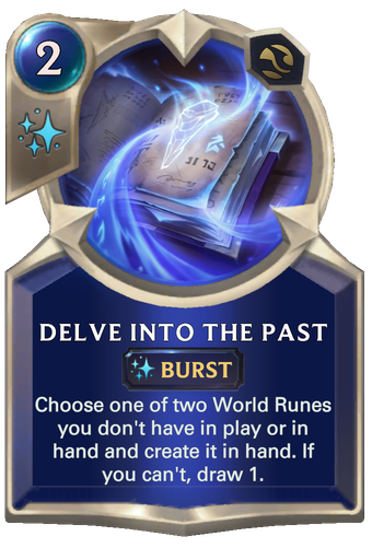 Delve Into The Past Card Image