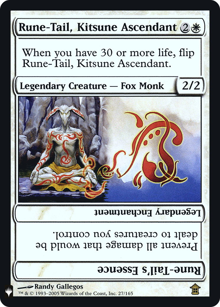 Rune-Tail, Kitsune Ascendant // Rune-Tail's Essence Card Image