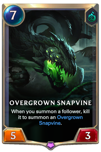 Overgrown Snapvine Card Image