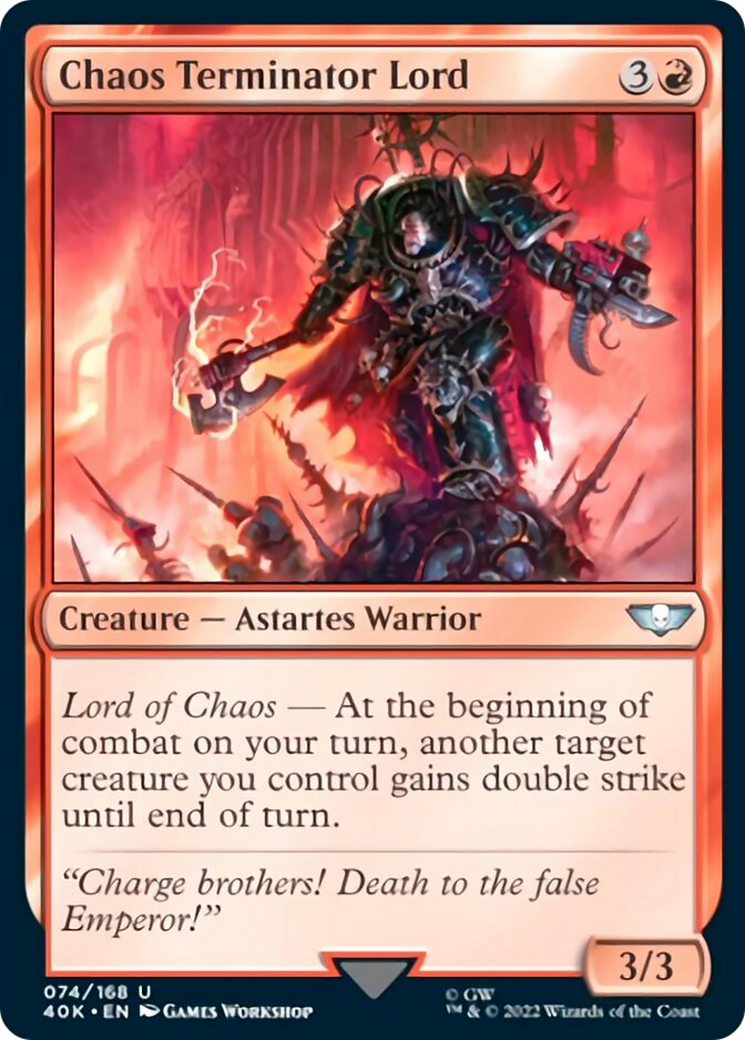 Chaos Terminator Lord Card Image