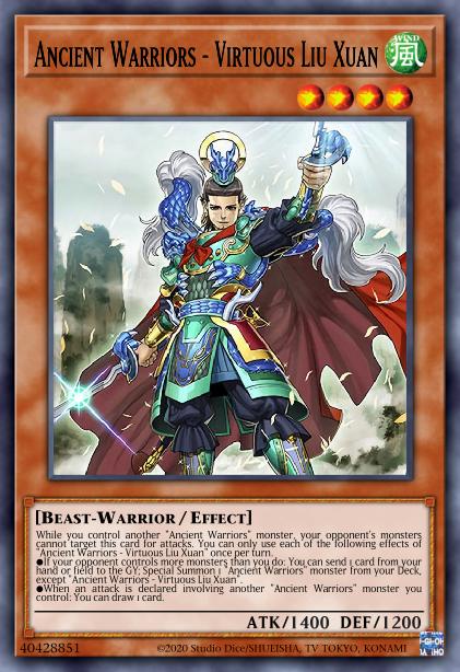 Ancient Warriors - Virtuous Liu Xuan Card Image