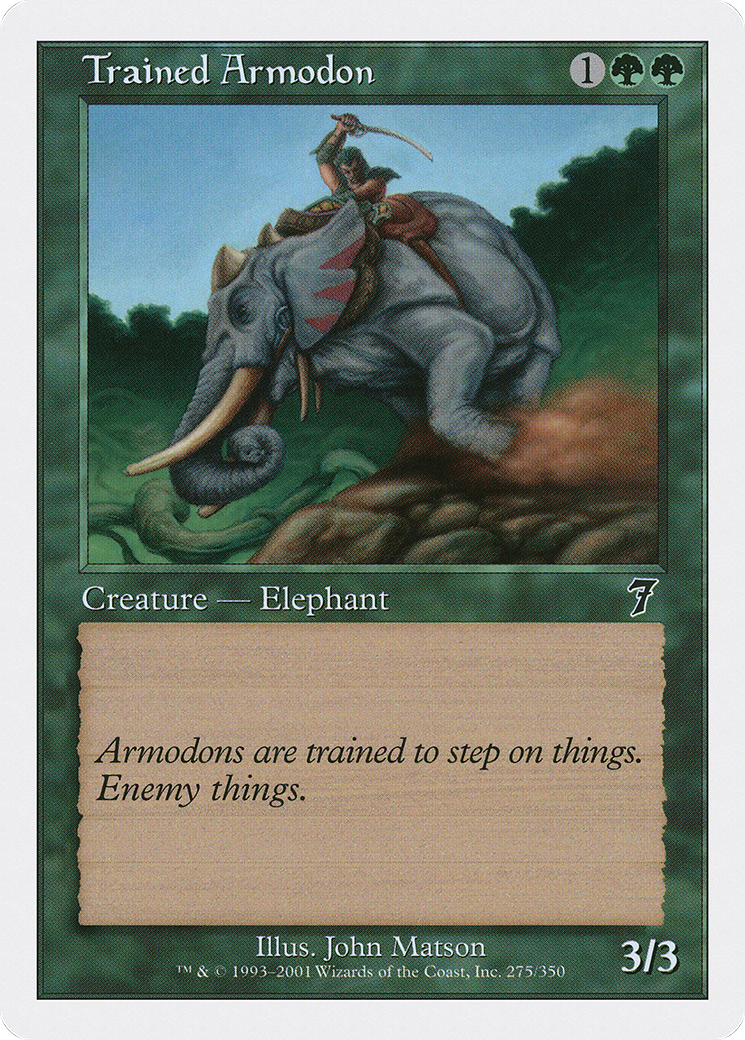 Trained Armodon Card Image