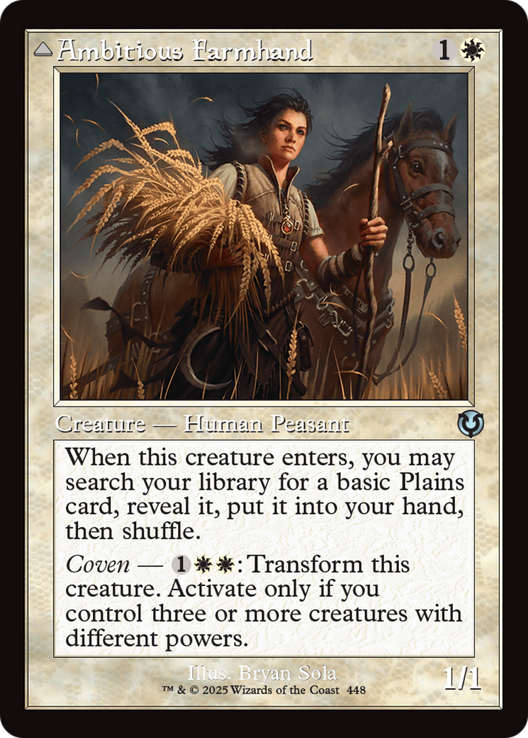 Ambitious Farmhand // Seasoned Cathar Card Image