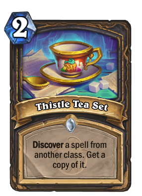 Thistle Tea Set Card Image