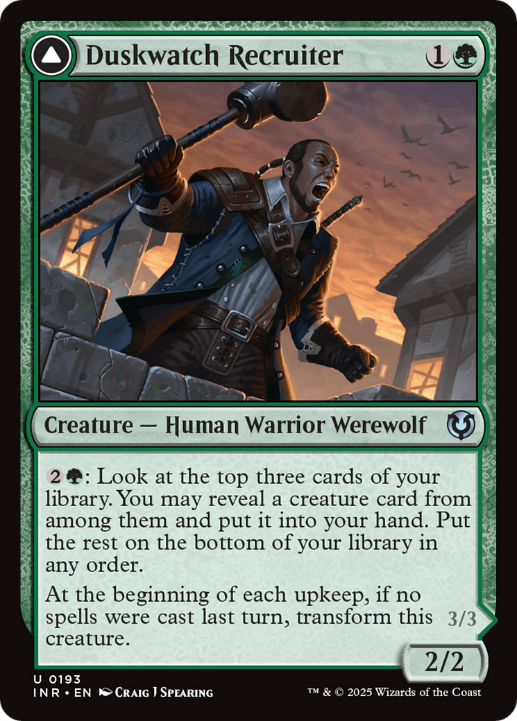 Duskwatch Recruiter // Krallenhorde Howler Card Image