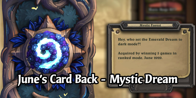 June's Card Back Revealed - Mystic Forest