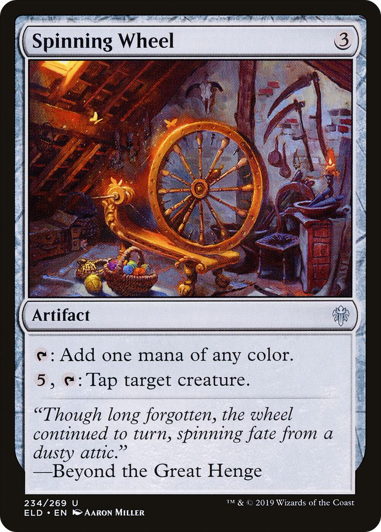 Spinning Wheel Card Image