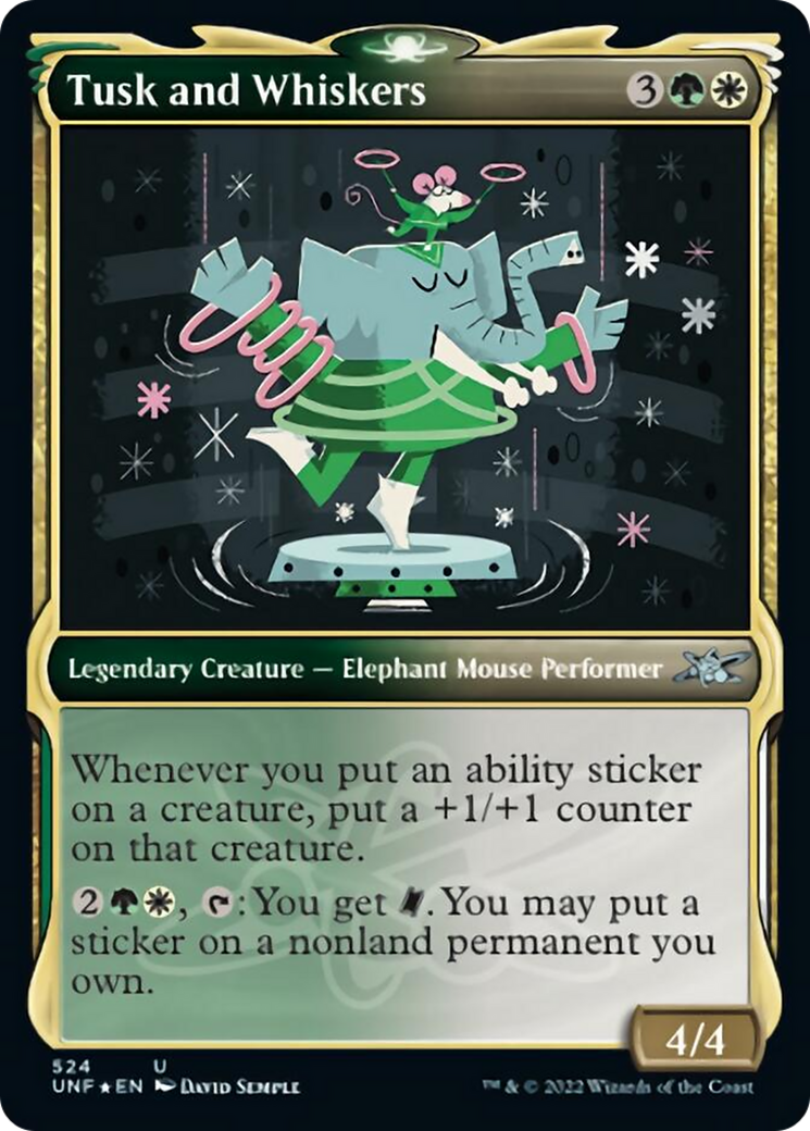 Tusk and Whiskers Card Image