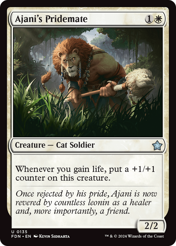 Ajani's Pridemate Card Image