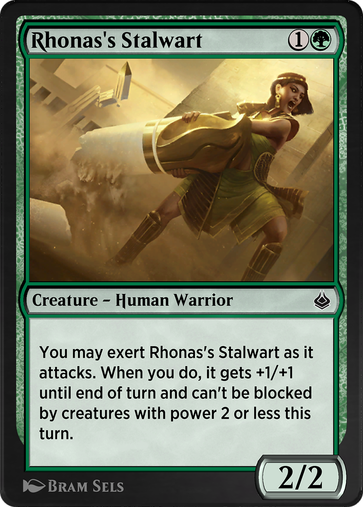 Rhonas's Stalwart Card Image