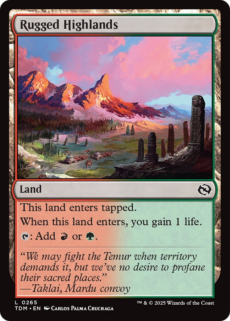 Rugged Highlands Card Image
